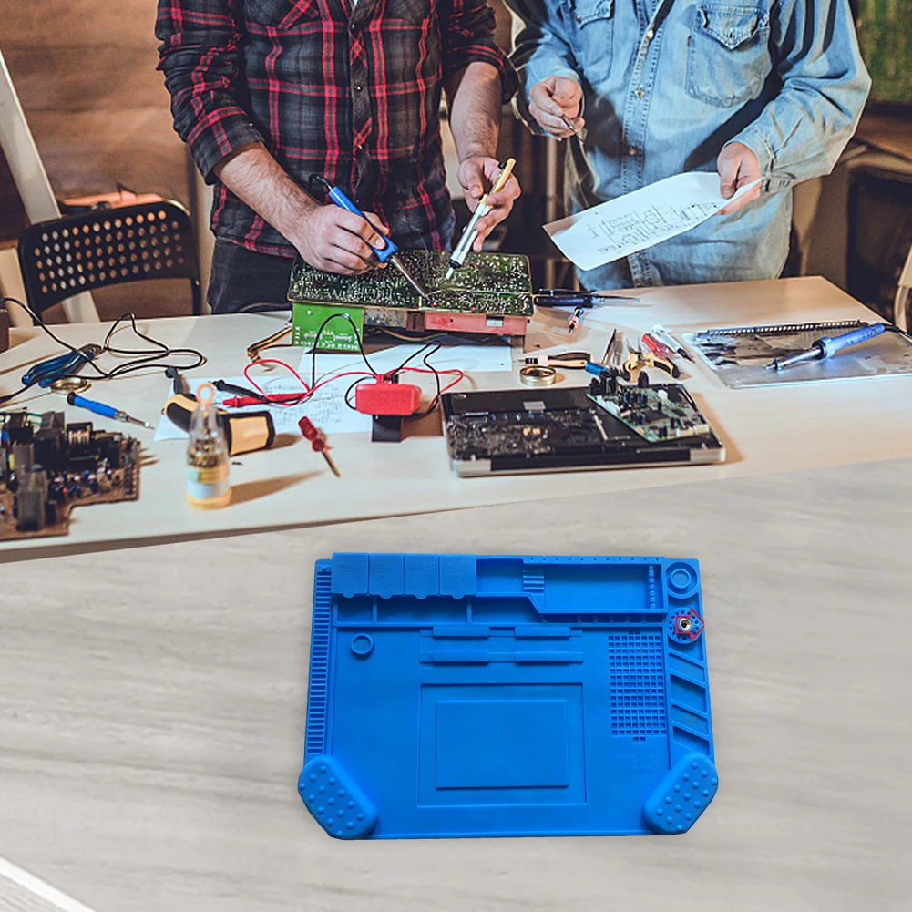 Diy Electronics Workstation - Alfombrilla de soldadura A-500, alfombrilla de