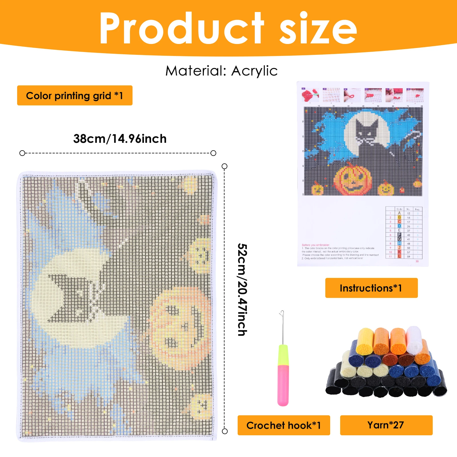 Kits de Ganchillo, Patrón de A - Diy Electronics Com reseña y precio