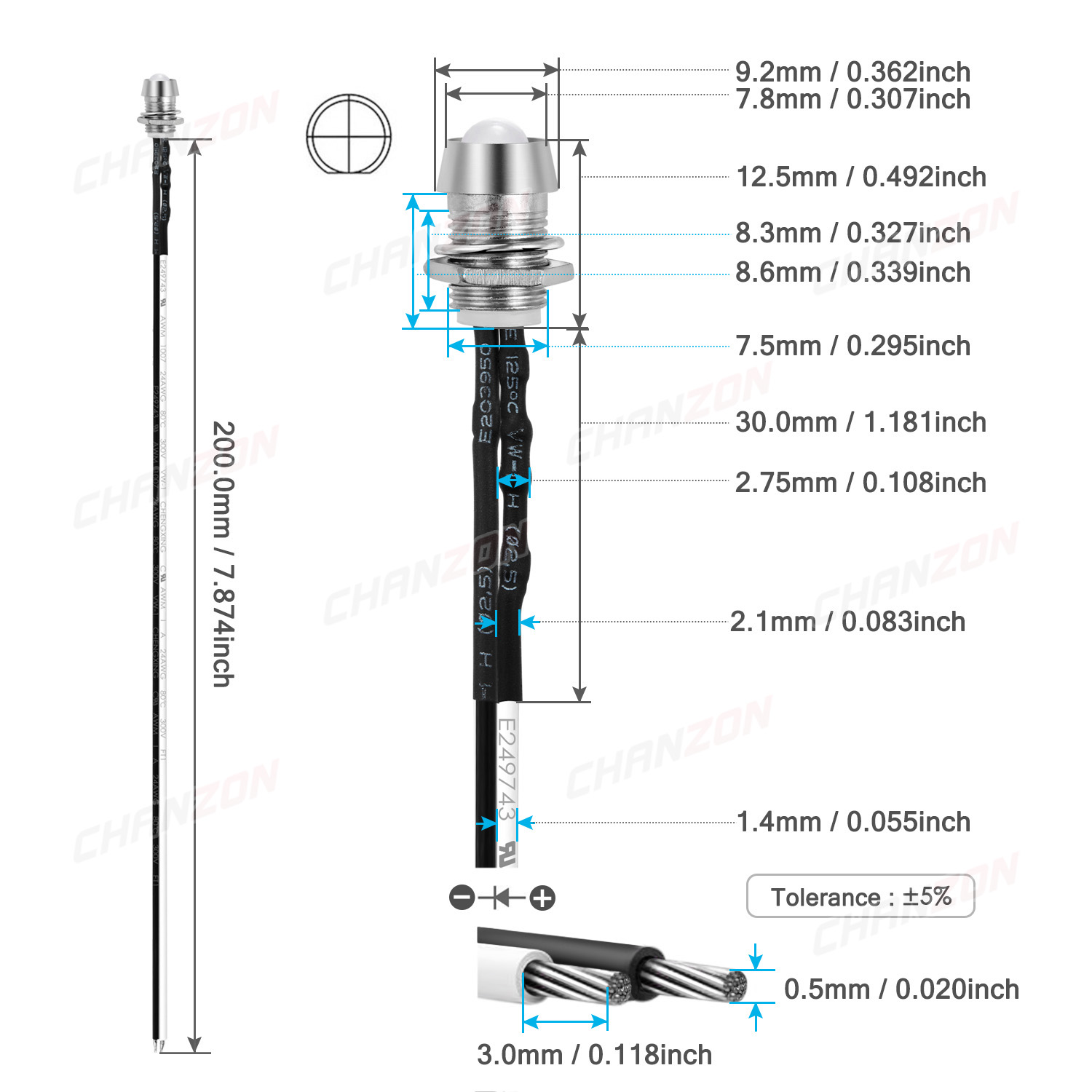 Kit LED precableado de 5mm, bo - Diy Electronics Holder reseña y precio