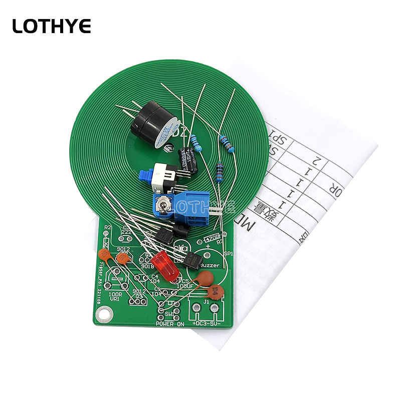 Kit de Detector de metales DC  - Diy Electronics Com reseña y precio