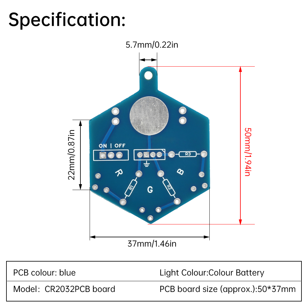 Placa de circuito de luz LED R - Diy Electronics Lab reseña y precio