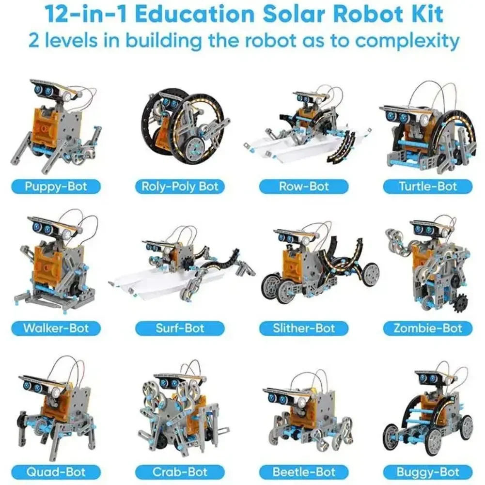 Kit de ciencia Robot con energ - Diy Electronics Com reseña y precio